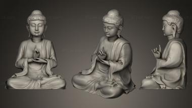 Indian sculptures Buddha 3d model